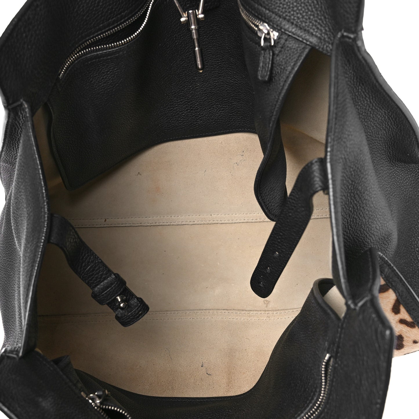 Pony Hair Cheetah Print Medium Jackie Top Handle Bag