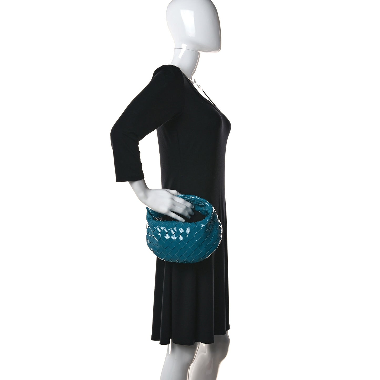 Patent Nappa Intrecciato Mini Jodie Blaster