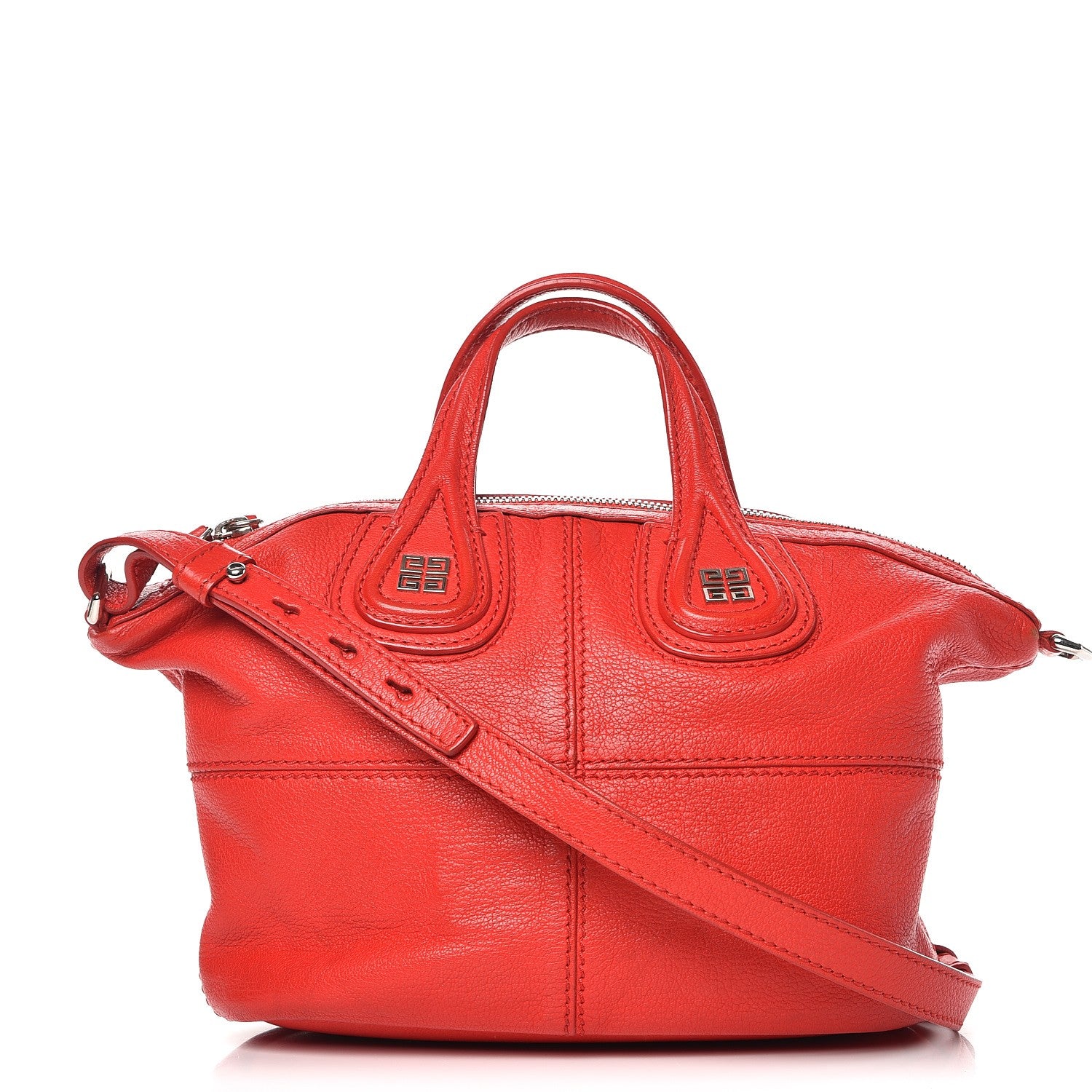 Givenchy Sugar Goatskin Micro Nightingale Red 1 of 9