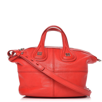 Givenchy Sugar Goatskin Micro Nightingale Red 1 of 9