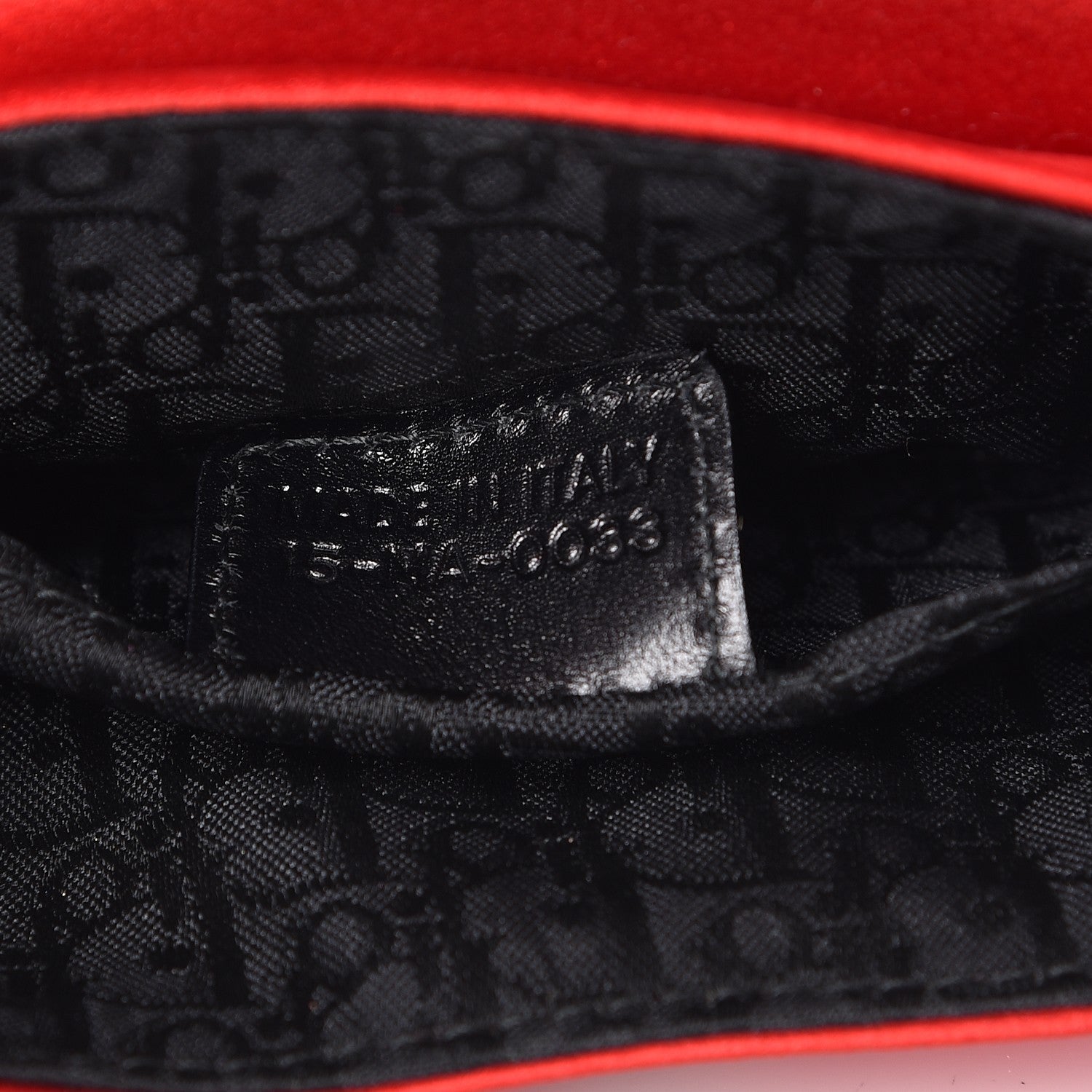 Christian Dior Satin Patent Street Chic Columbus Bag Red 8 of 13