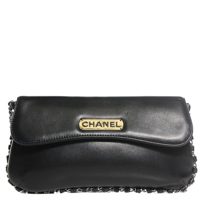 Chanel Lambskin Chain Flap Black 8 of 14