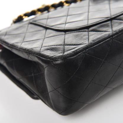 Chanel Lambskin Quilted Medium Double Flap Black 11 of 12