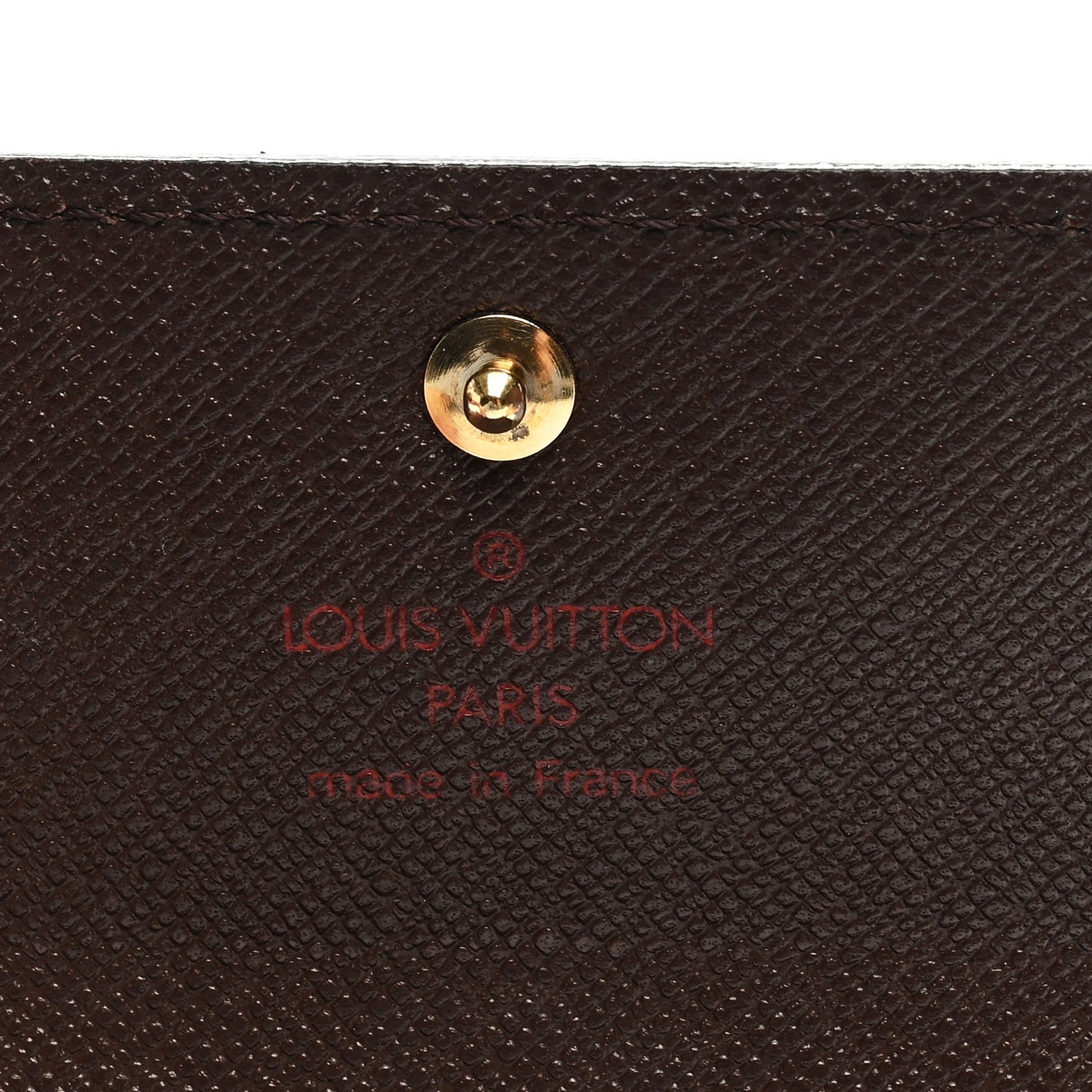 Damier Ebene Porte-Monnaie Plat Coin Purse