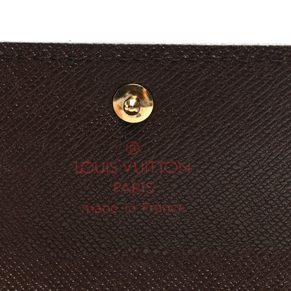 Louis Vuitton Damier Ebene Porte-Monnaie Plat Coin Purse 6 of 6