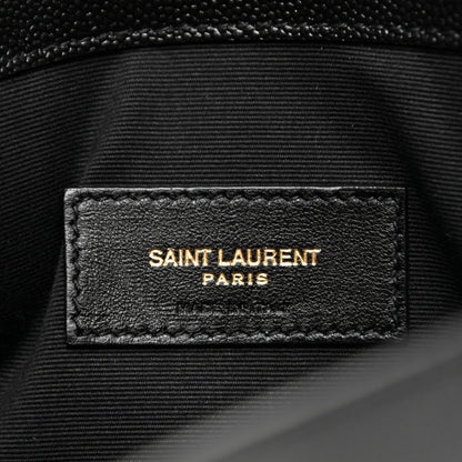Saint Laurent Grain De Poudre Uptown Pouch Black 7 of 8