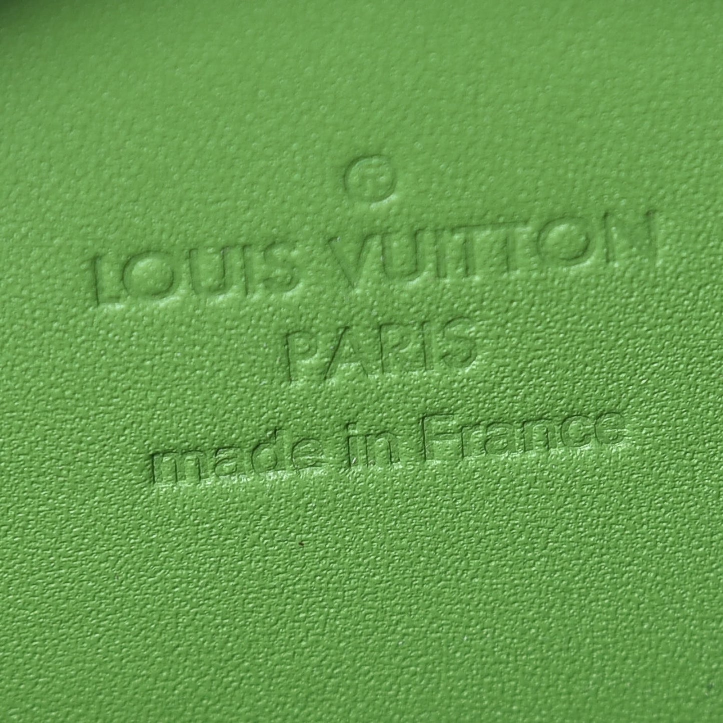 Vernis Roses Chapeau Coin Purse Vert Tonic