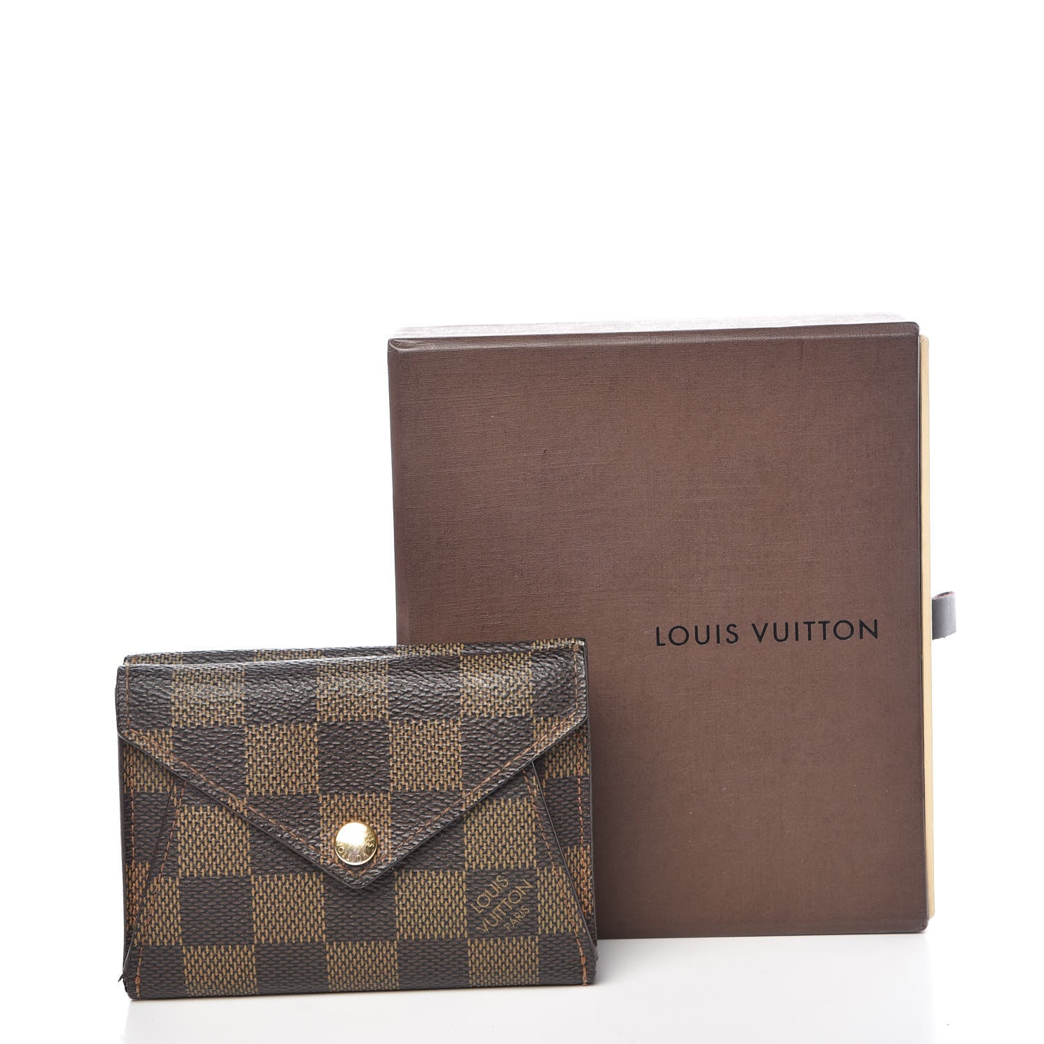 Louis Vuitton Damier Ebene Compact Origami Wallet 10 of 10