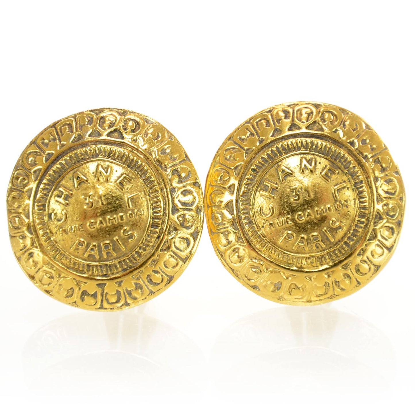 Rue Cambon Clip On Earrings Gold