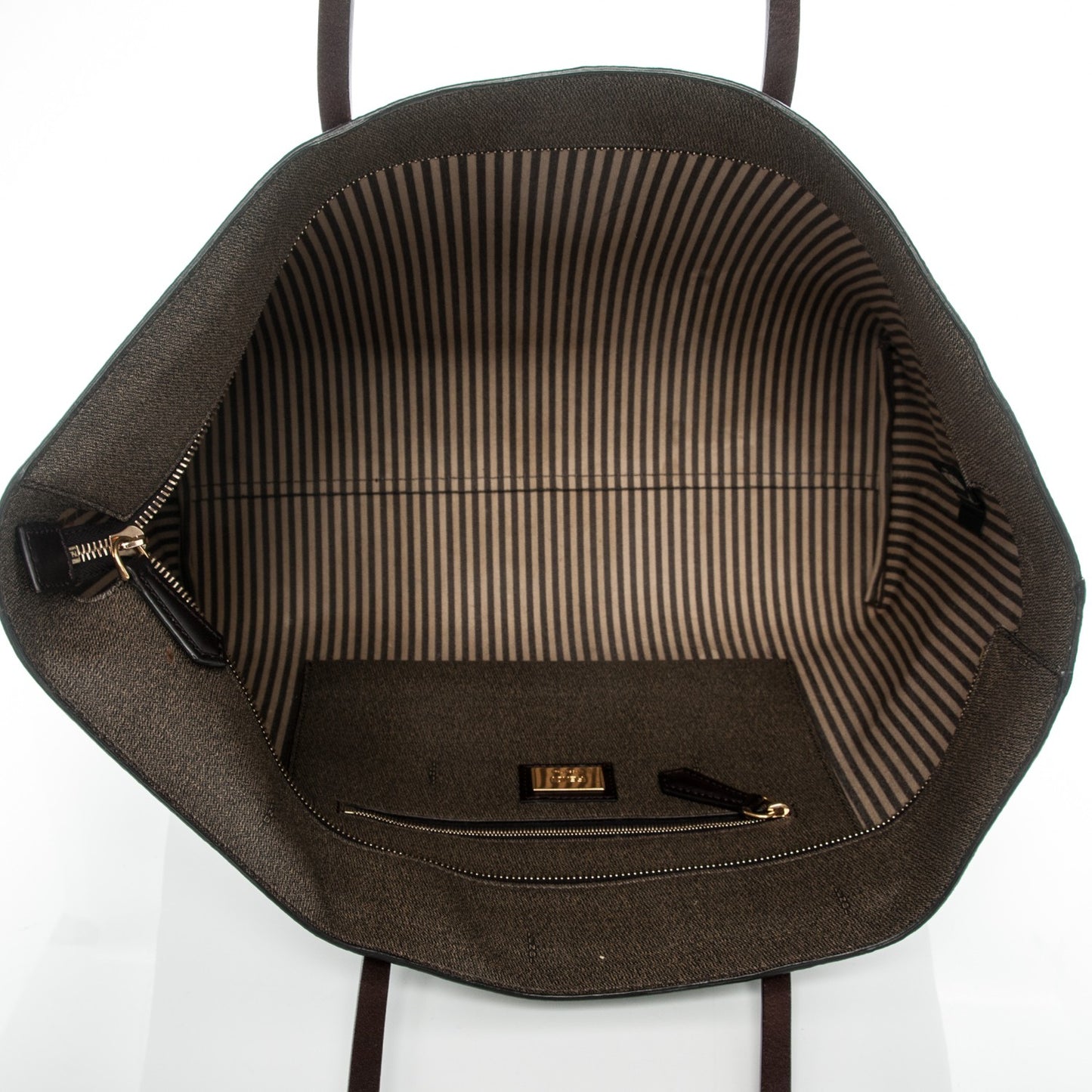 Zucca Spalmati Medium Roll Tote Tobacco Moro