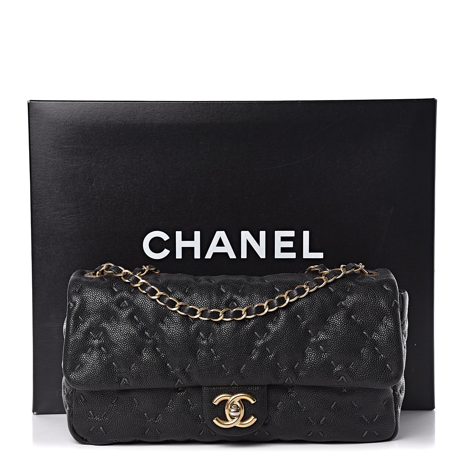 Chanel Caviar Stitched Flap Black 12 of 12