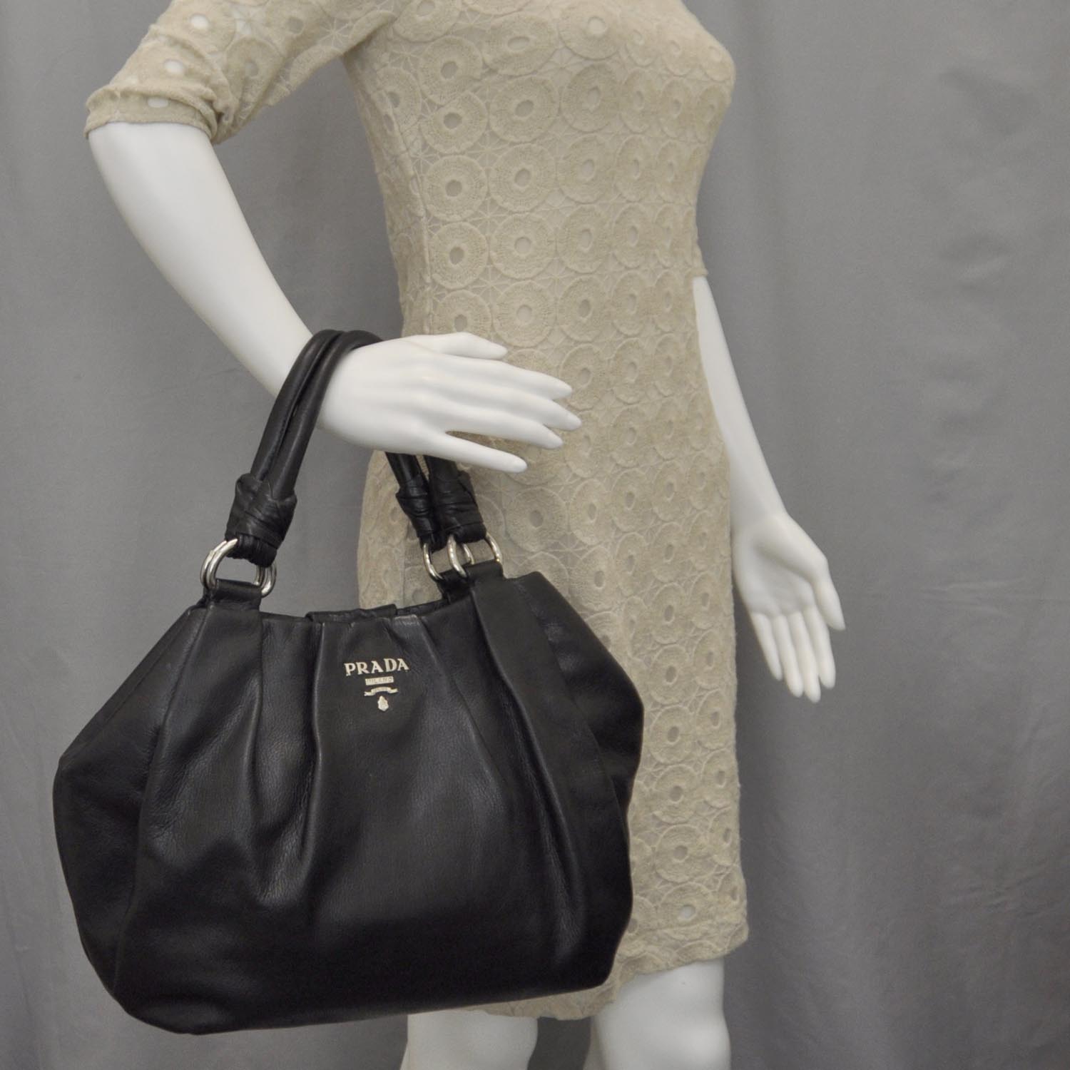 Prada Leather Satchel Nero Black 2 of 9