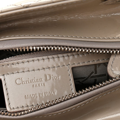Christian Dior Patent Cannage Medium Lady Dior Beige 6 of 10