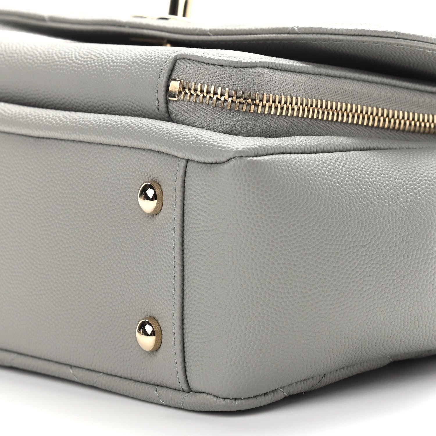 Chanel Caviar Quilted Medium Business Affinity Flap Grey 10 of 11