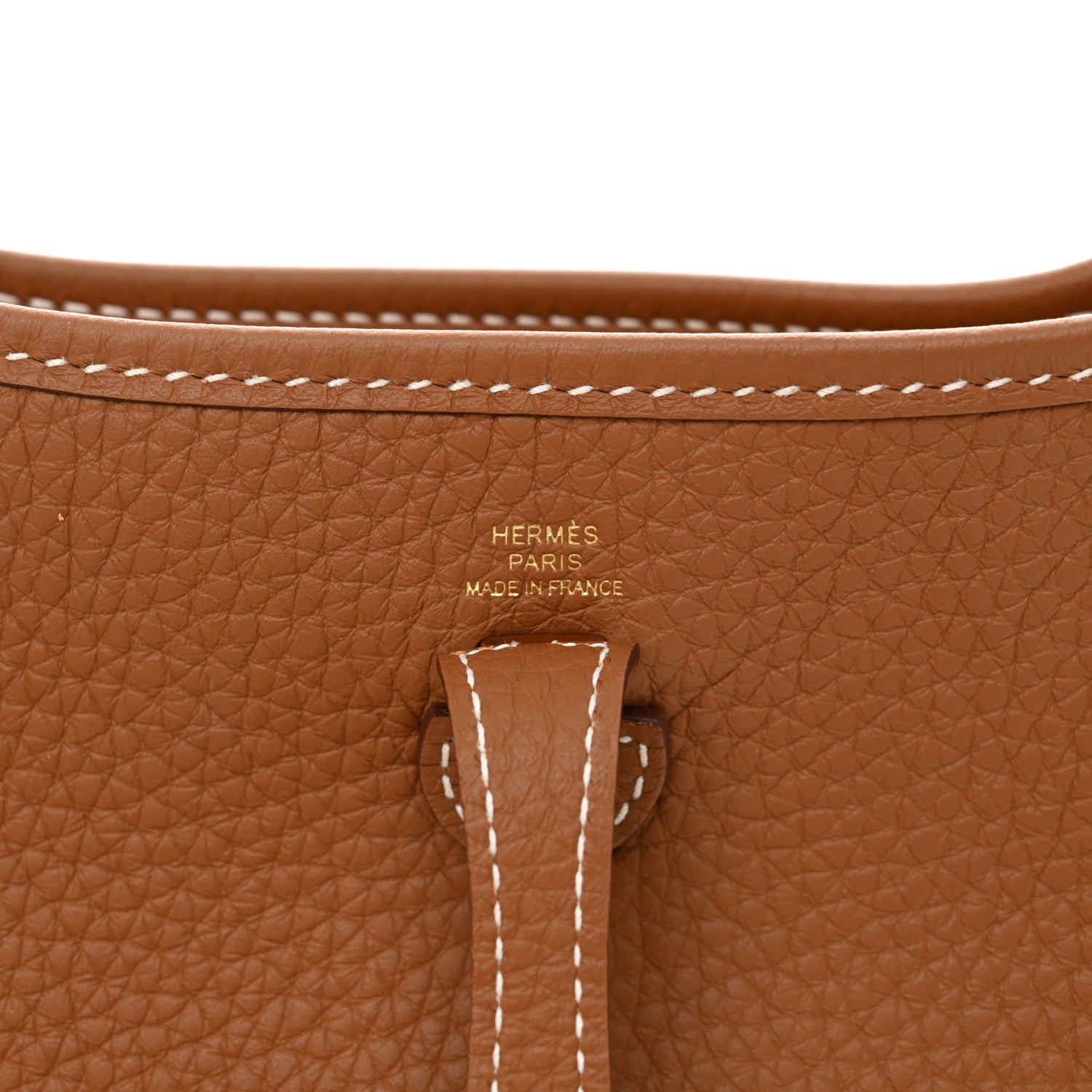 Hermes Taurillon Clemence Evelyne TPM Gold 6 of 10