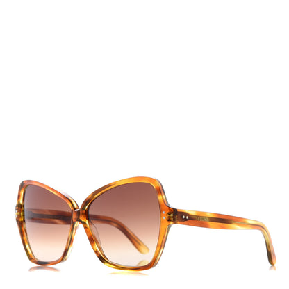 Celine Acetate Butterfly Sunglasses CL40064I Havana 1 of 6