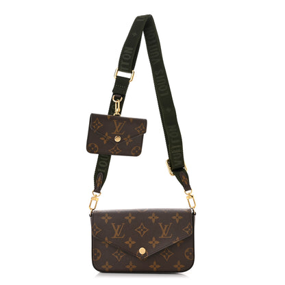 Louis Vuitton Monogram Felicie Strap & Go Kaki 1 of 10