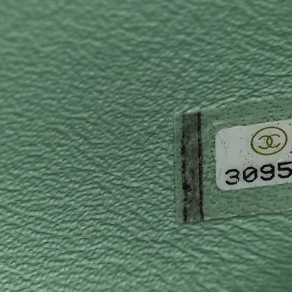 Chanel Lambskin Quilted Mini Rectangular Flap Light Green 7 of 13