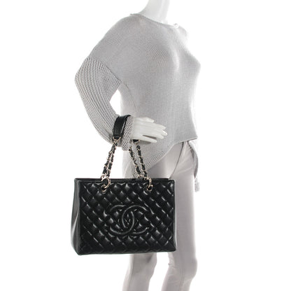 Chanel Caviar Quilted Grand Shopping Tote GST Black 2 of 7