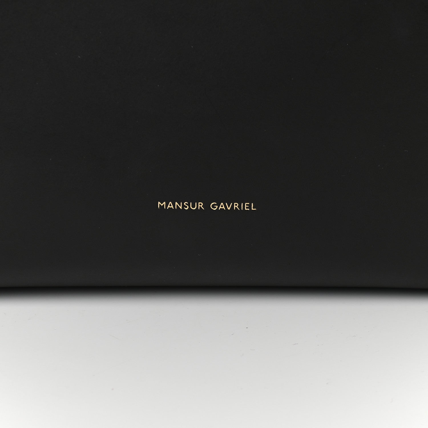 Mansur Gavriel Vegetable Tanned Calfskin Bucket Bag Black Flamma 6 of 11