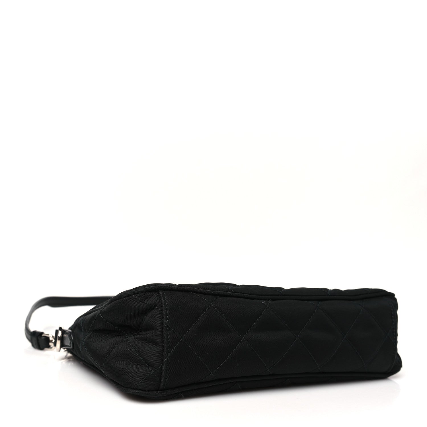 Prada Nylon Tessuto Impuntu Quilted Crossbody Bag Black 4 of 10