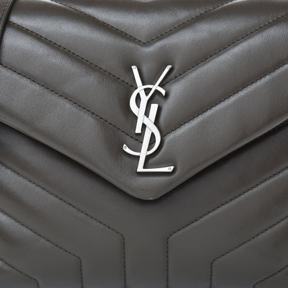 Saint Laurent Calfskin Y Quilted Monogram Small Loulou Chain Satchel Faggio 9 of 11