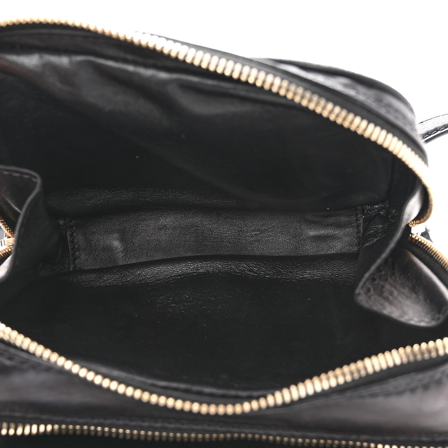 Valentino Garavani Nappa Rockstud Spike Double Zip Camera Crossbody Bag Black 6 of 12