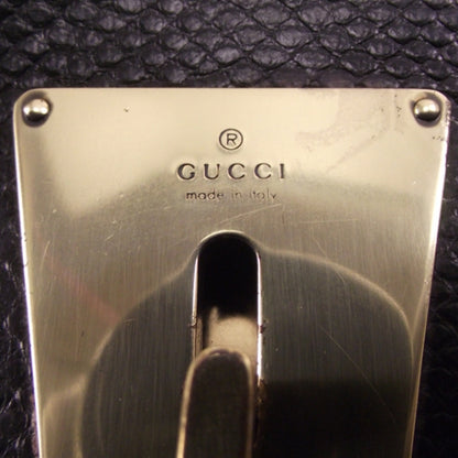 Gucci Python Flap Shoulder Bag Black 11 of 11