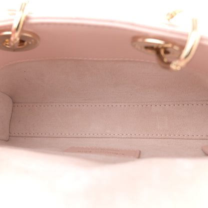 Christian Dior Lambskin Cannage Micro Lady D-Joy Powder Pink 5 of 10