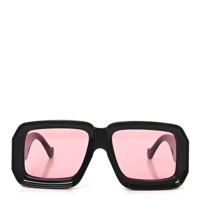 Loewe Acetate Paula's Ibiza Dive In Mask Sunglasses LW40064U Black Pink 2 of 7
