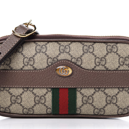 Gucci GG Supreme Monogram Web Mini Ophidia GG Bag Brown 8 of 8
