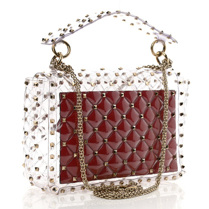 Valentino Garavani PVC Medium Rockstud Spike Shoulder Bag 3 of 9