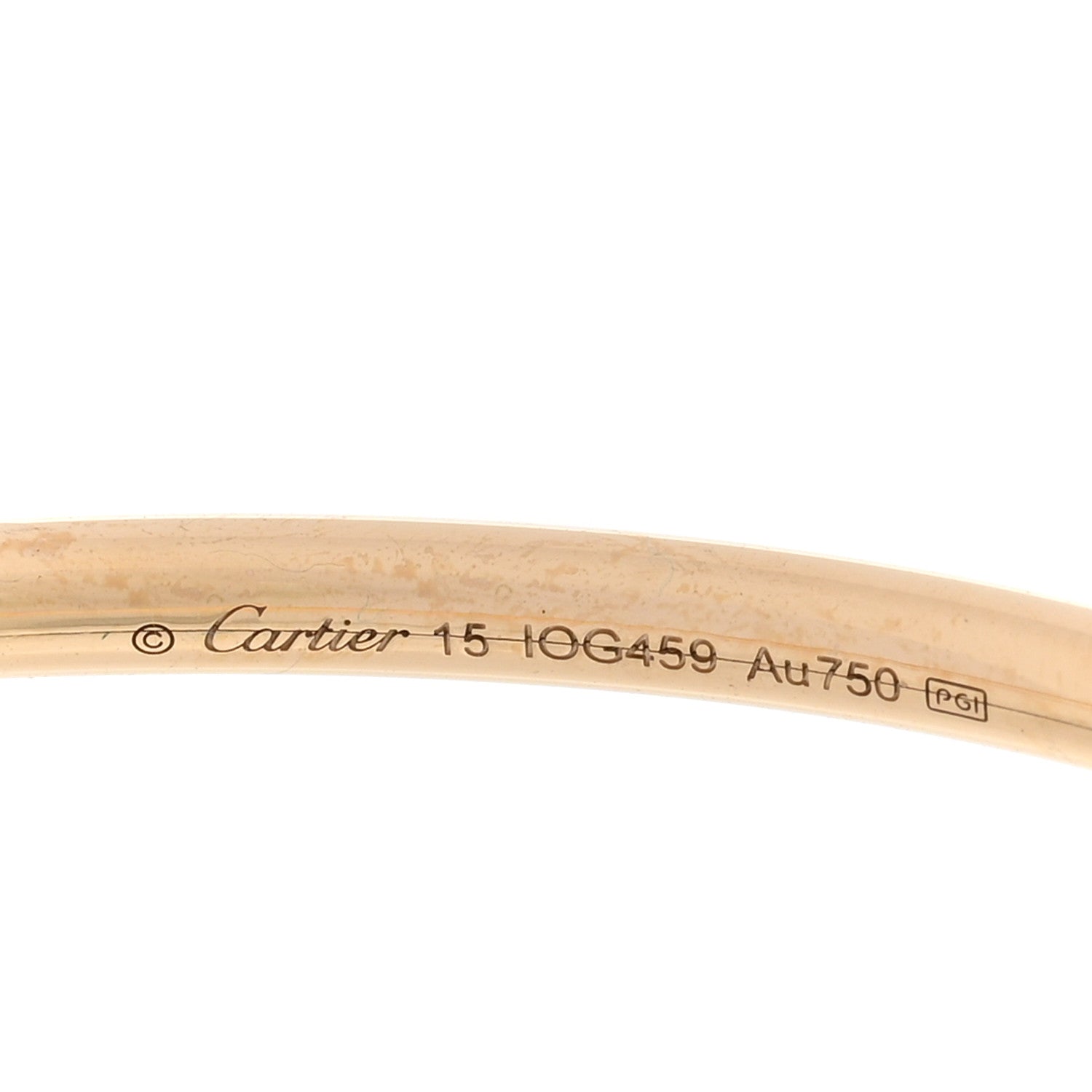 Cartier 18K Yellow Gold Small Juste Un Clou Bracelet 15 3 of 3