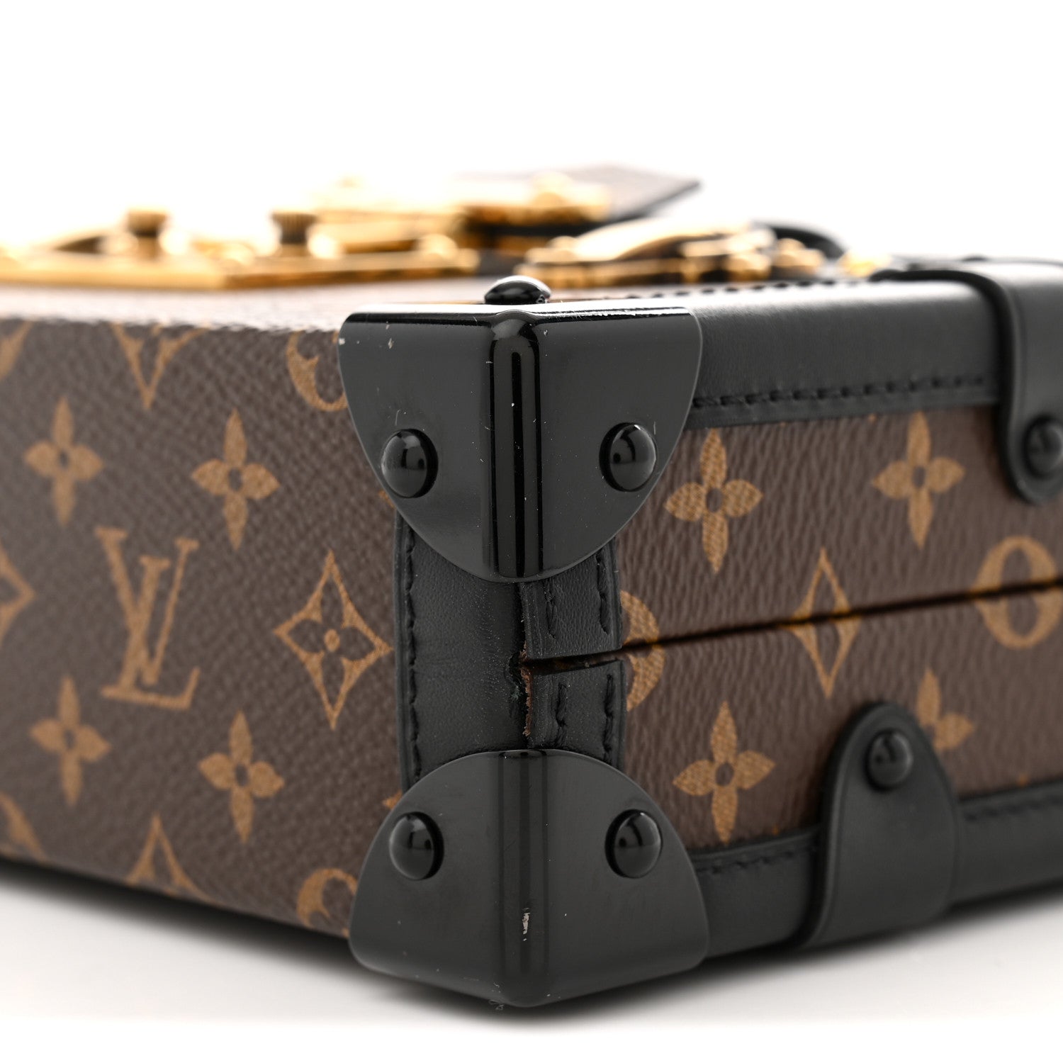 Louis Vuitton Monogram Petite Malle Black 9 of 12