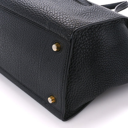 Celine Bullhide Calfskin Medium Ring Bag Black 9 of 13