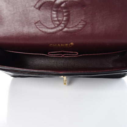 Chanel Lambskin Quilted Medium Double Flap Black 5 of 12