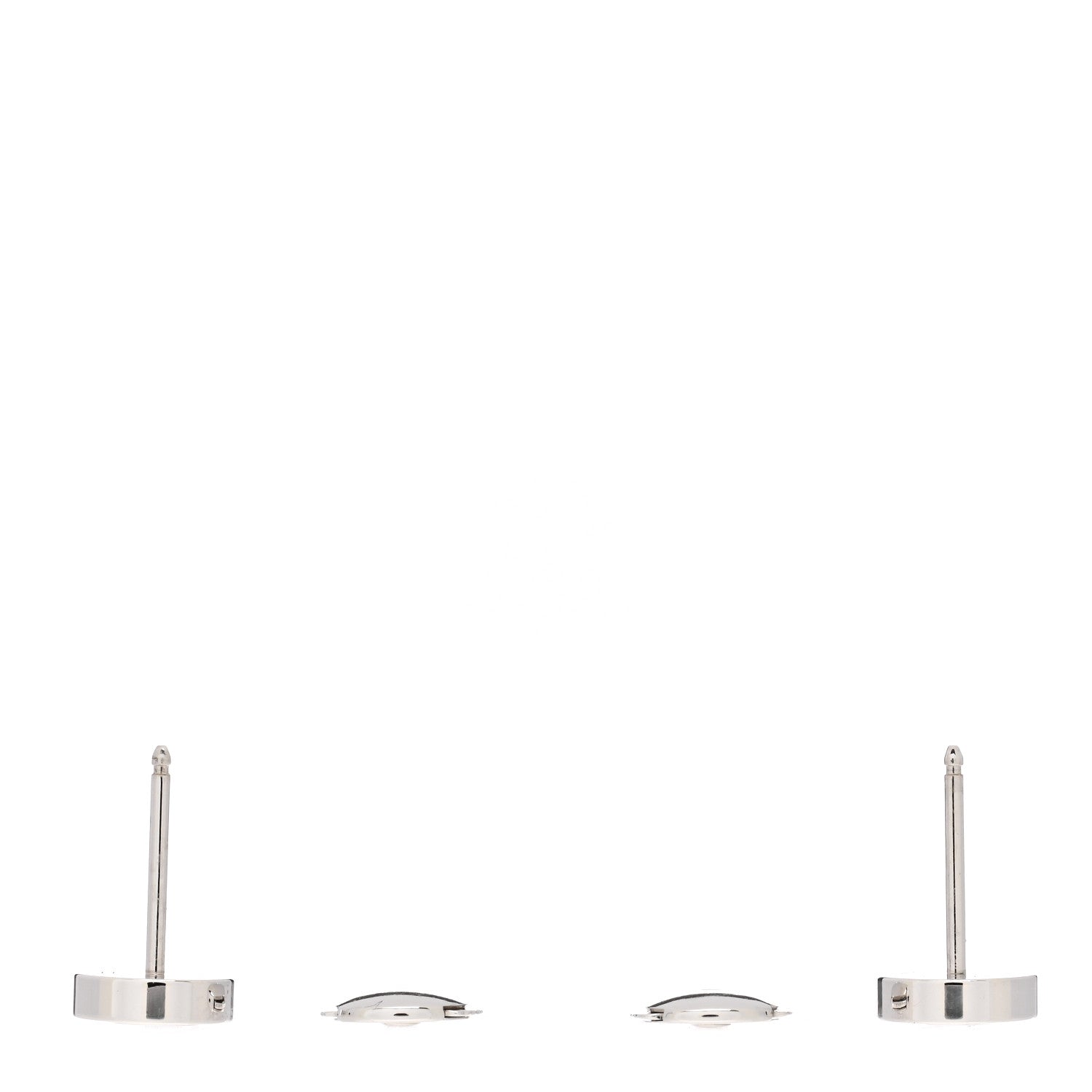 Cartier 18K White Gold LOVE Earrings 3 of 5