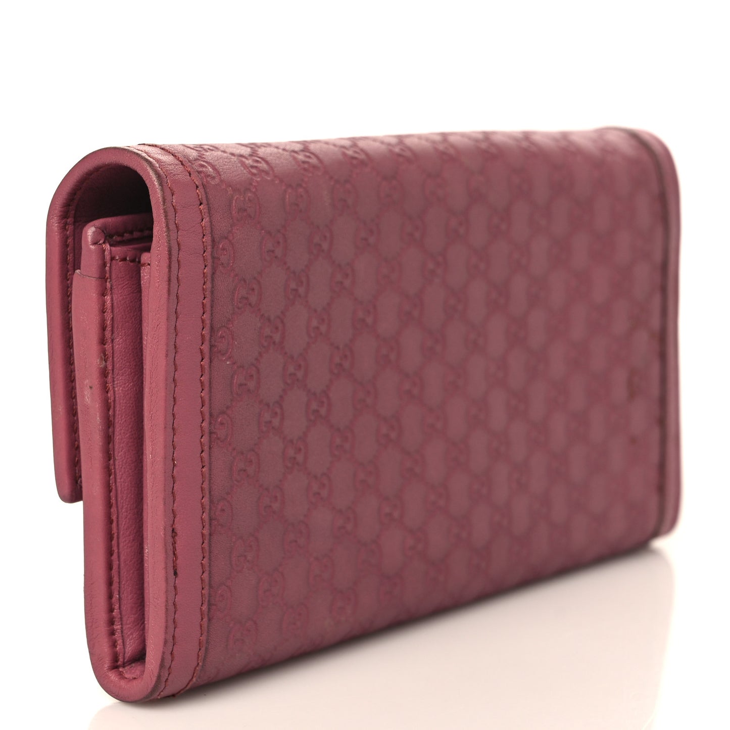 Microguccissima Sukey Continental Wallet Vintage Rose