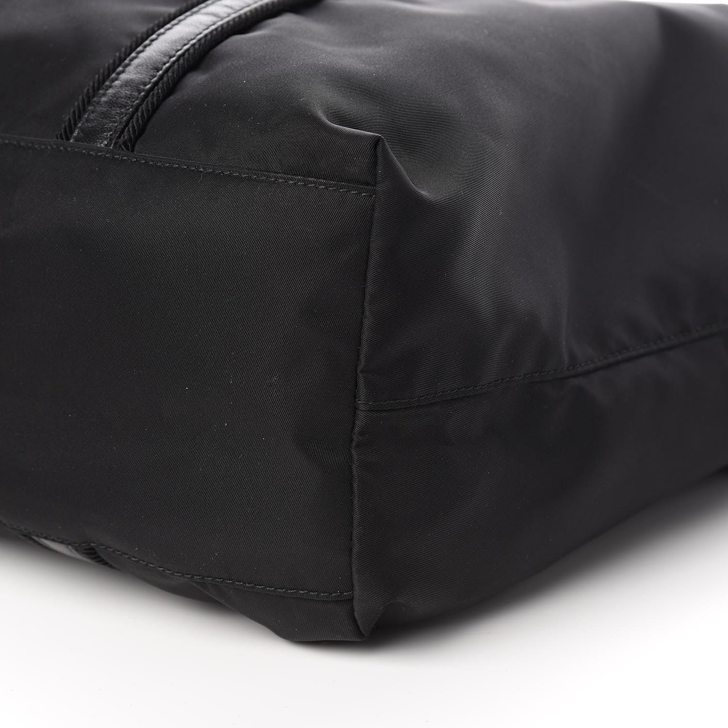 Prada Tessuto Nylon Tassel Duffel Bag Black 11 of 12