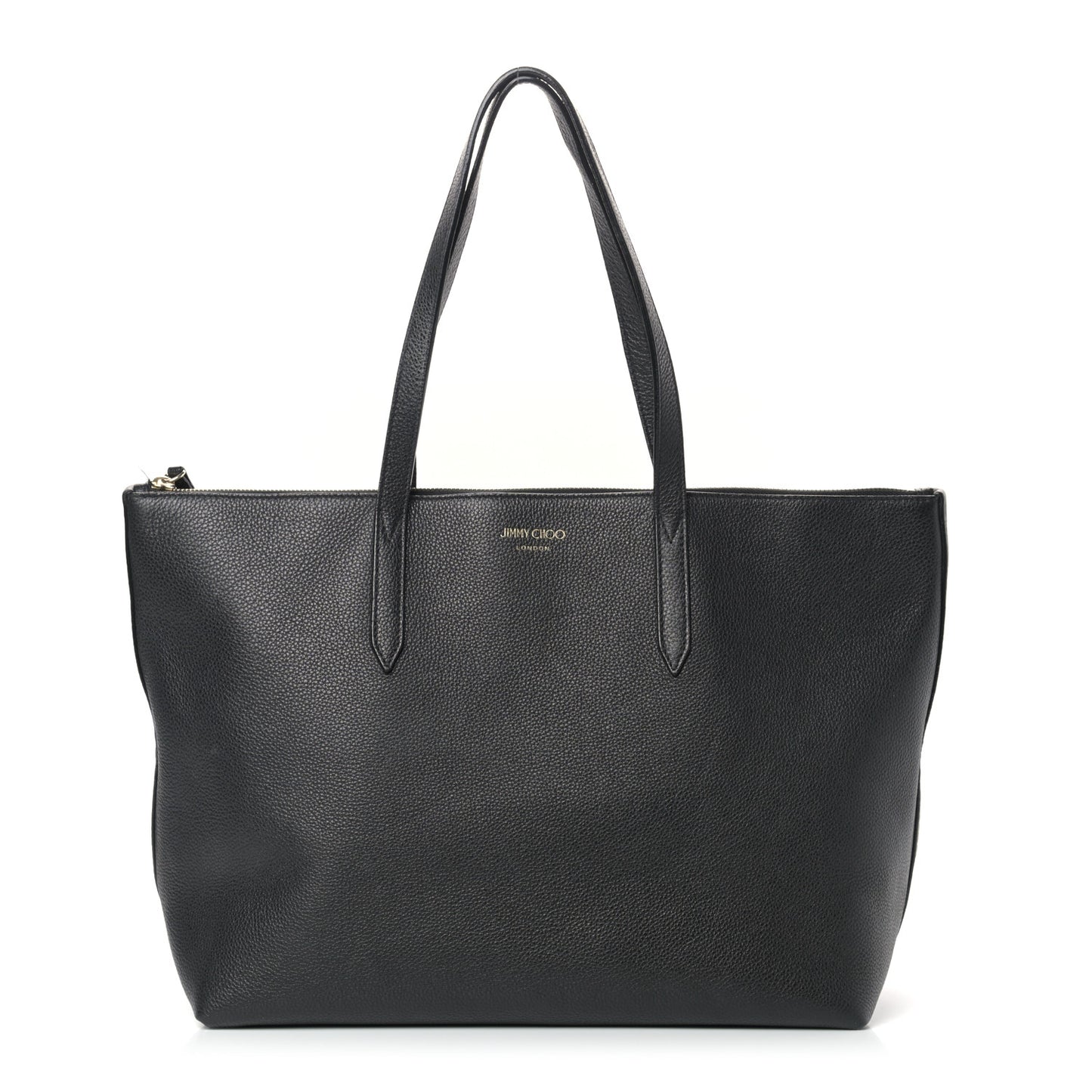 Grainy Calfskin Bria Tote Black