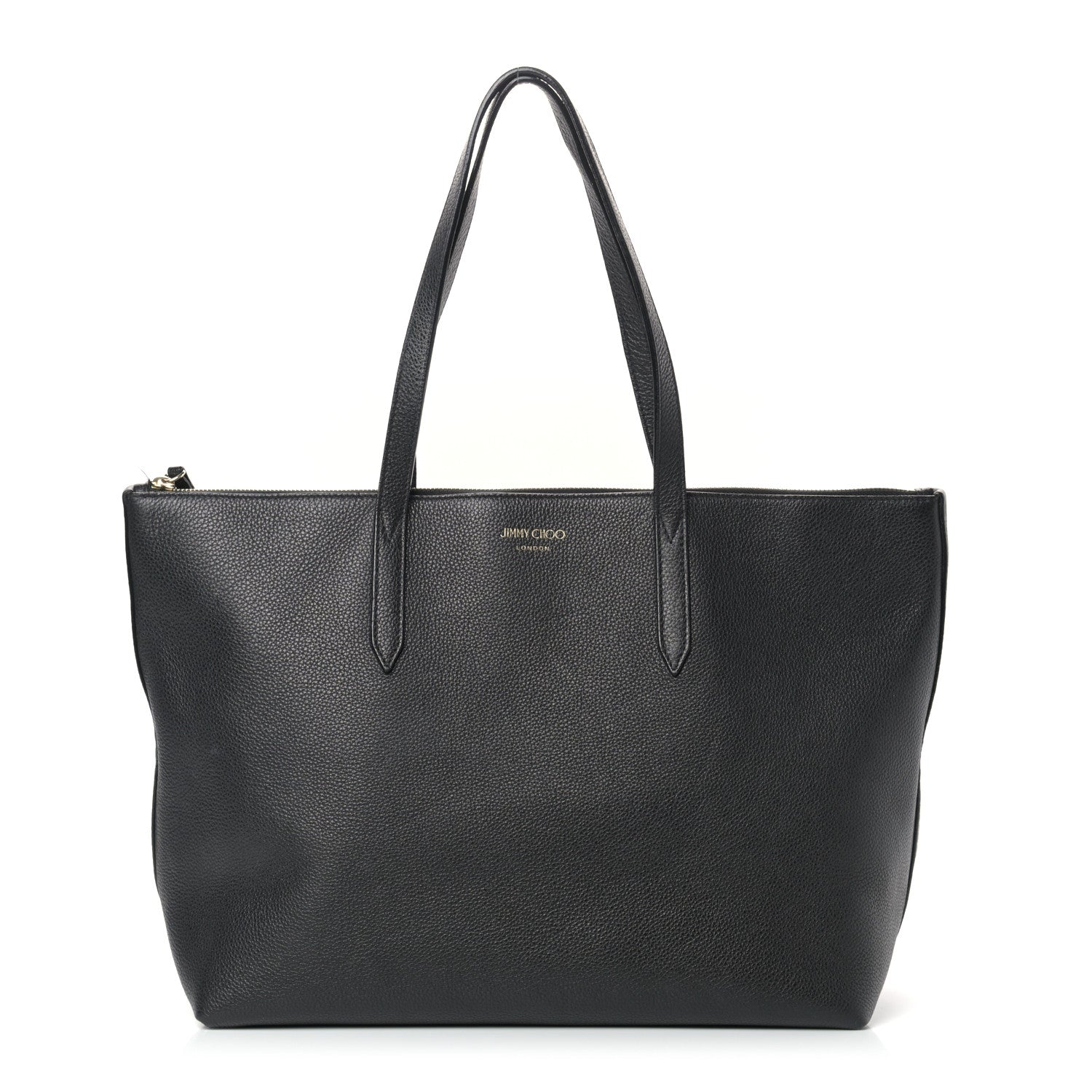 Jimmy Choo Grainy Calfskin Bria Tote Black 1 of 7