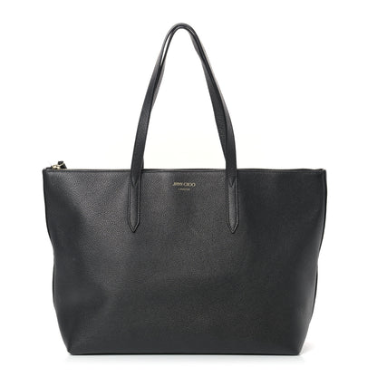 Jimmy Choo Grainy Calfskin Bria Tote Black 1 of 7