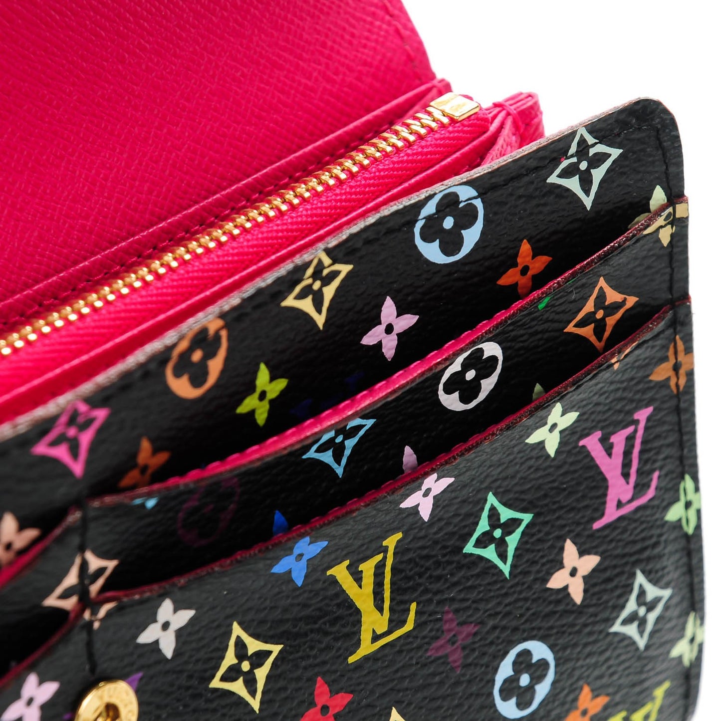 Monogram Multicolor Sarah Wallet Black Grenade