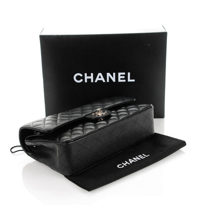 Chanel Caviar Quilted Medium Double Flap Black 4 of 8