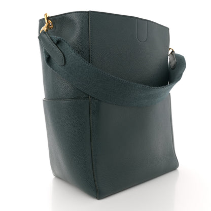Celine Soft Grained Calfskin Sangle Bucket Bag Amazone 3 of 12