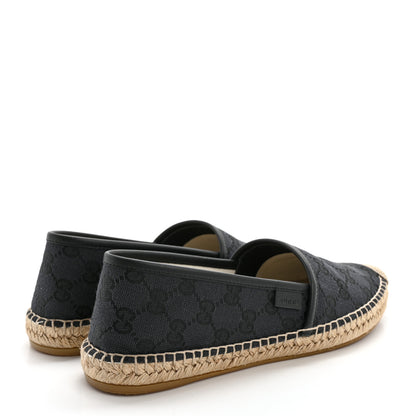 Gucci Monogram Espadrilles 37.5 Black 4 of 11
