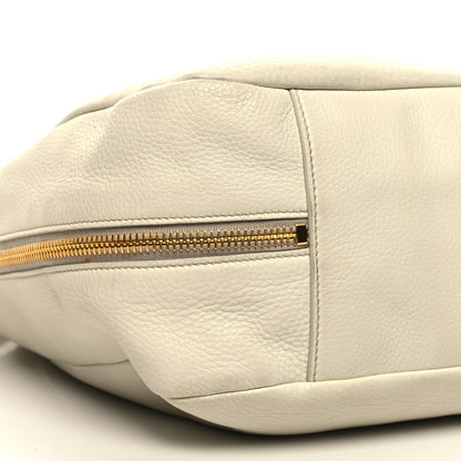 Prada Vitello Daino Side Zip Pocket Hobo Talco 8 of 13