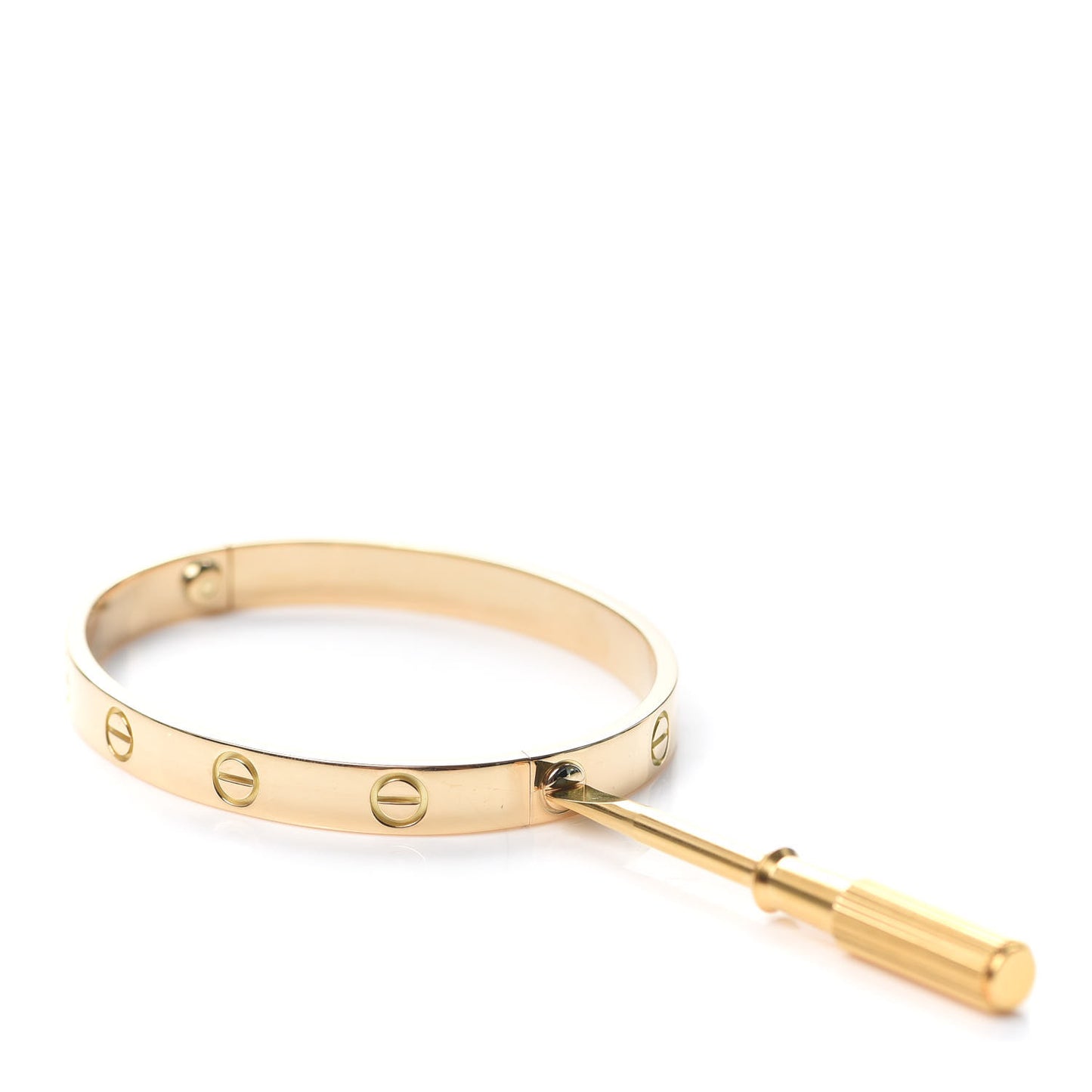 18K Yellow Gold LOVE Bracelet 16