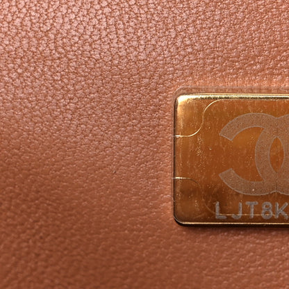 Chanel Lambskin Quilted Small Double Flap Brown 7 of 10