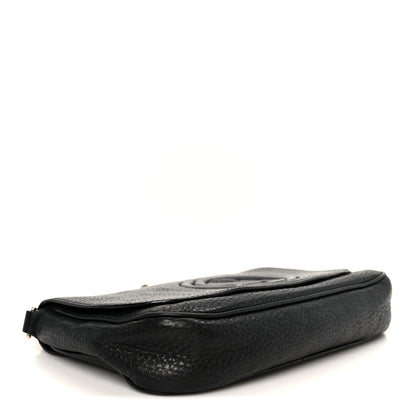 Gucci Pebbled Calfskin Medium Soho Flap Crossbody Black 4 of 11